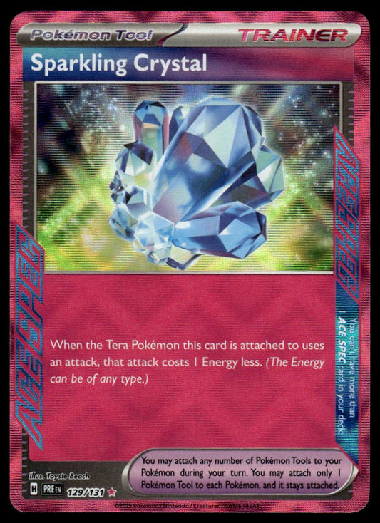 Pokemon TCG Sparkling Crystal #142/142 SV07: Stellar Crown