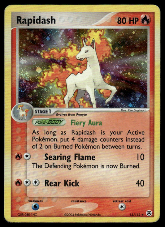 Pokemon TCG Rapidash #13/112 FireRed & LeafGreen