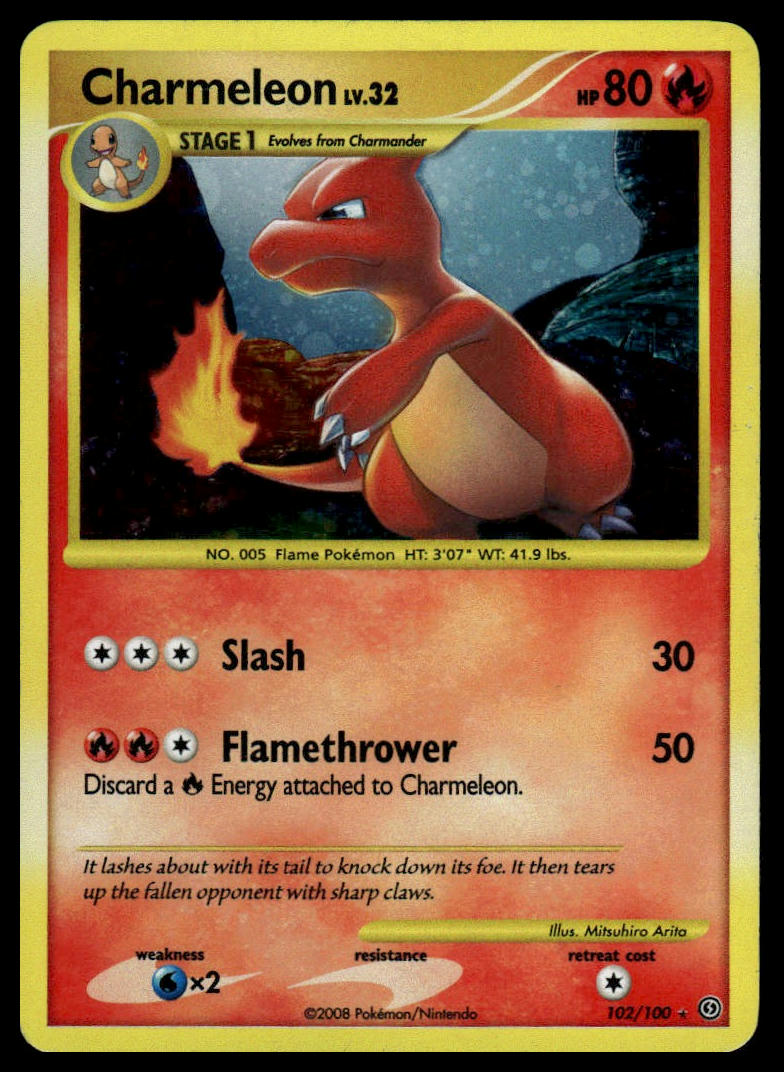 Pokemon TCG Charmeleon #102/100 Stormfront