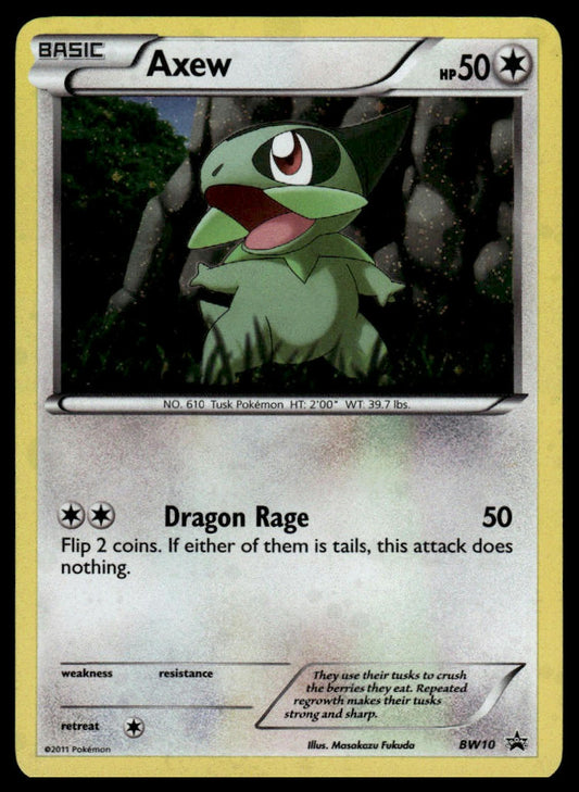 Pokemon TCG Axew #BW10 Black and White Promos