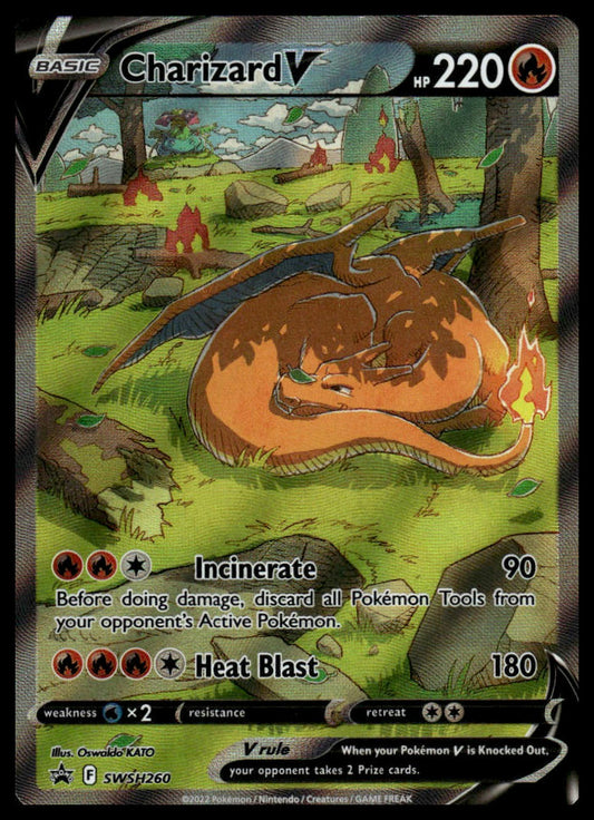 Pokemon TCG Charizard V #SWSH260 SWSH: Sword & Shield Promo Cards