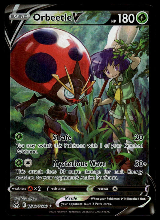 Pokemon TCG Orbeetle V #TG12/TG30 SWSH11: Lost Origin Trainer Gallery