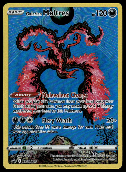 Pokemon TCG Galarian Moltres #SWSH284 SWSH: Sword & Shield Promo Cards
