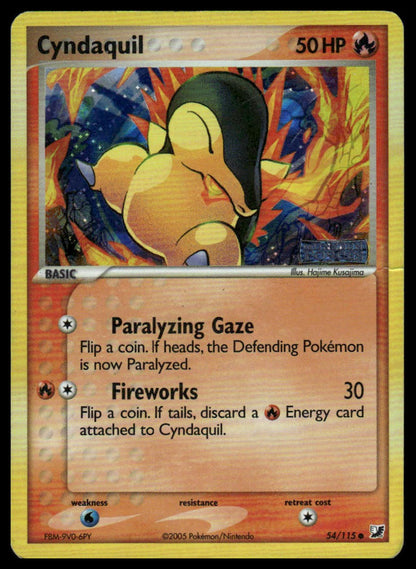 Pokemon TCG Cyndaquil #54/115 Unseen Forces