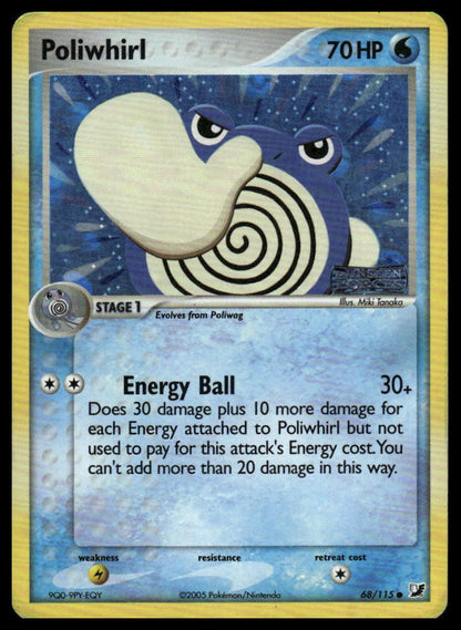 Pokemon TCG Poliwhirl #68/115 Unseen Forces