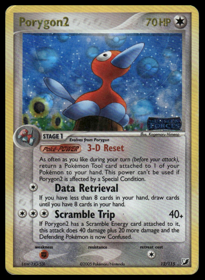 Pokemon TCG Porygon2 #12/115 Unseen Forces