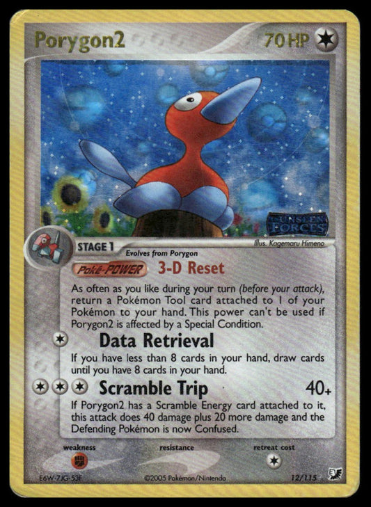 Pokemon TCG Porygon2 #12/115 Unseen Forces