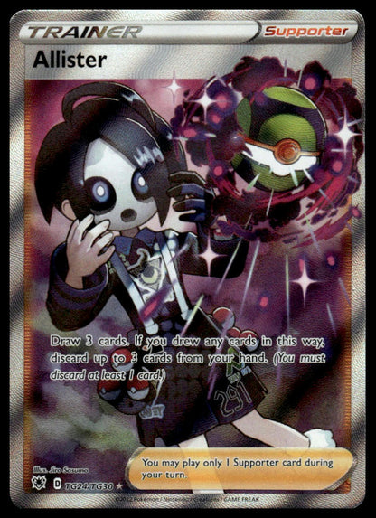 Pokemon TCG Allister #TG24/TG30 SWSH10: Astral Radiance Trainer Gallery