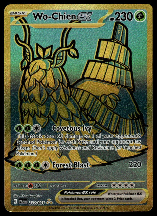 Pokemon TCG Wo-Chien ex #240/091 SV: Paldean Fates