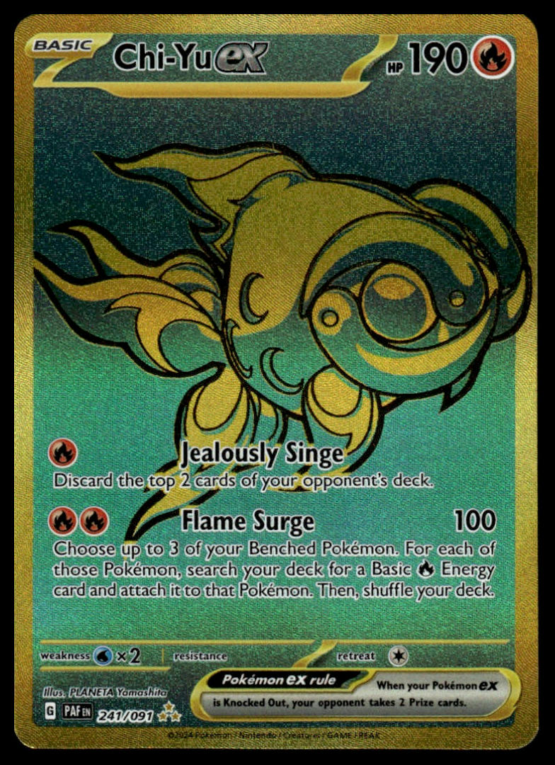 Pokemon TCG Chi-Yu ex #241/091 SV: Paldean Fates