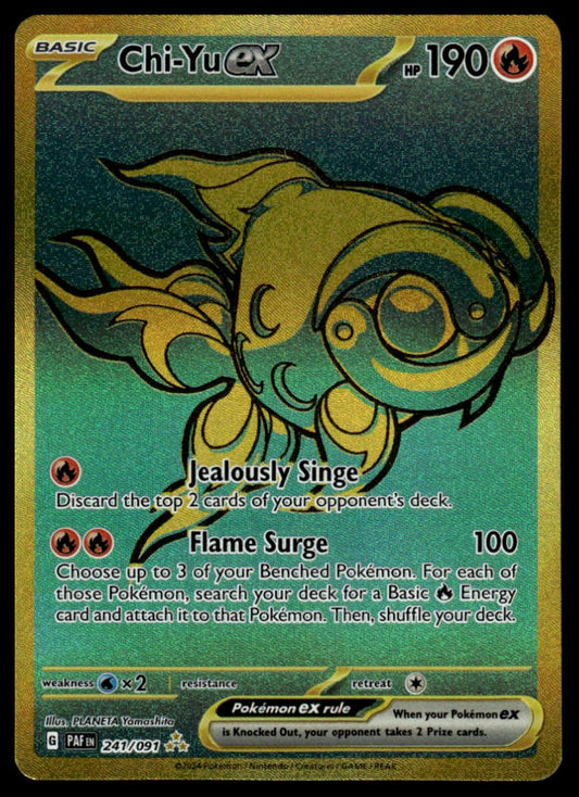 Pokemon TCG Chi-Yu ex #241/091 SV: Paldean Fates