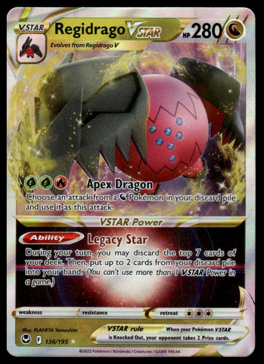 Pokemon TCG Regidrago VSTAR #136/195 SWSH12: Silver Tempest