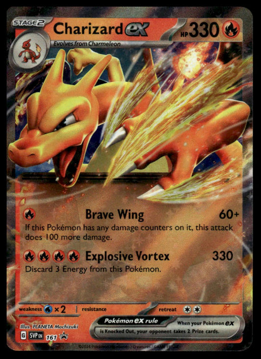 Pokemon TCG Charizard ex #161 SV: Scarlet & Violet Promo Cards