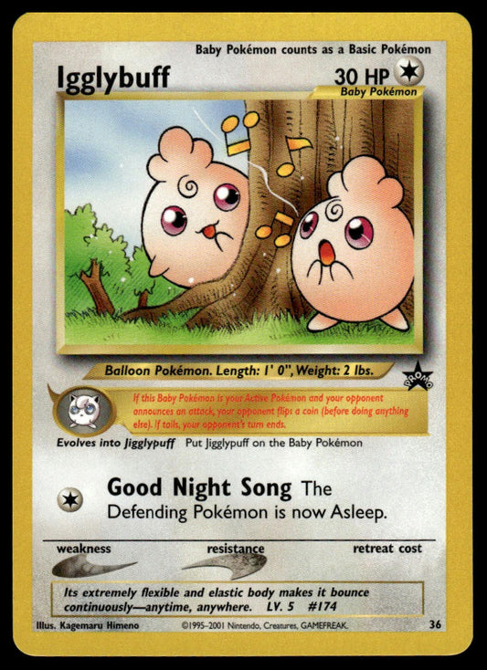 Pokemon TCG Igglybuff #36/53 WoTC Promo