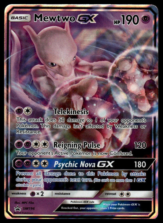 Pokemon TCG Mewtwo GX #SM196 SM Promos