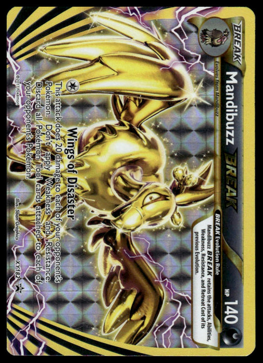 Pokemon TCG Mandibuzz BREAK #XY182 XY Promos