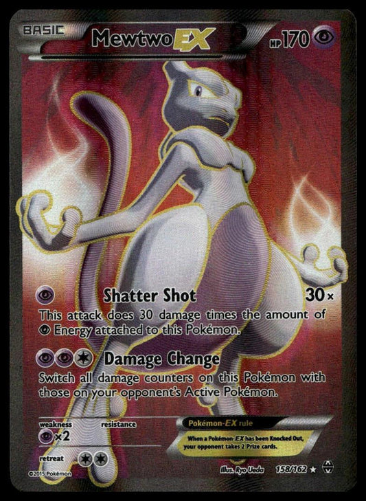 Pokemon TCG Mewtwo EX (158 Full Art) #158/162 XY - BREAKthrough