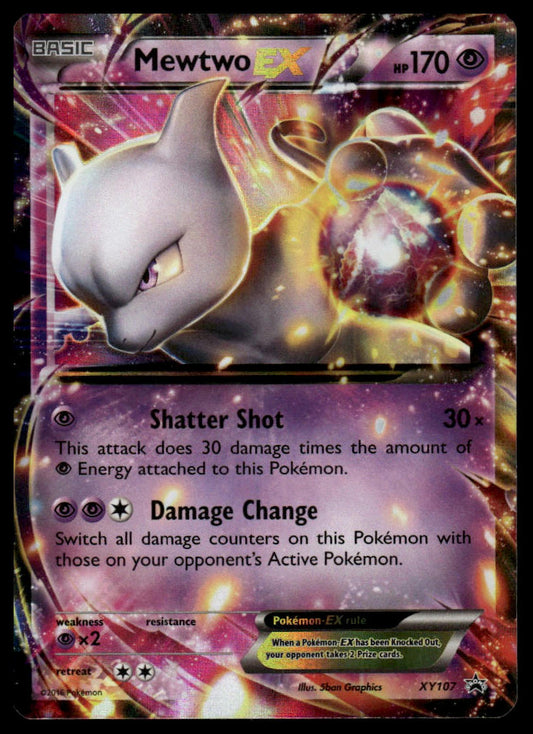 Pokemon TCG Mewtwo EX #XY107 XY Promos