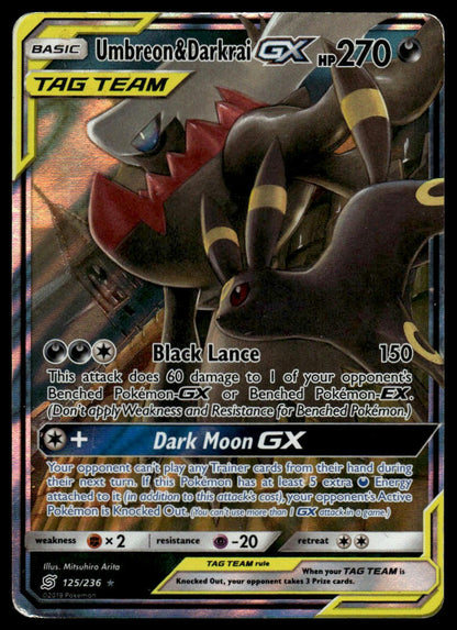Pokemon TCG Umbreon & Darkrai GX #SM241 SM Promos