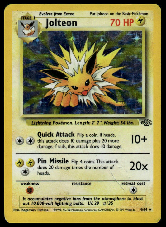 Pokemon TCG Jolteon (4) #04/64 Jungle