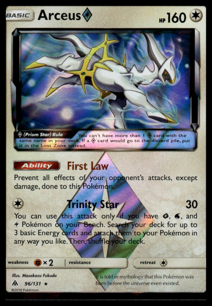 Pokemon TCG Arceus Prism Star #96/131 SM - Forbidden Light