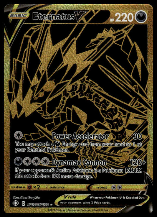 Pokemon TCG Eternatus V #SV121/SV122 Shining Fates: Shiny Vault
