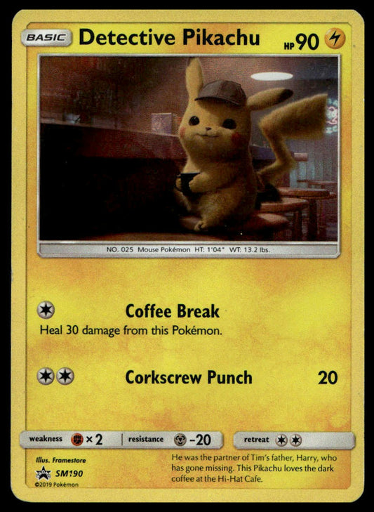 Pokemon TCG Detective Pikachu #SM190 SM Promos