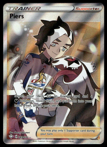 Pokemon TCG Piers (Full Art) #069/072 Shining Fates