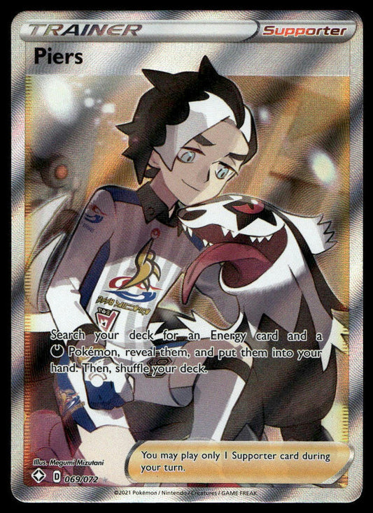 Pokemon TCG Piers (Full Art) #069/072 Shining Fates