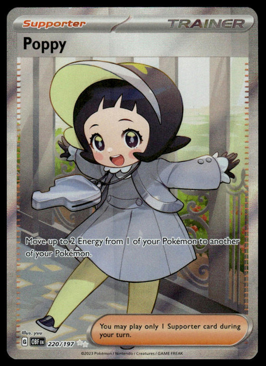 Pokemon TCG Poppy #220/197 SV03: Obsidian Flames