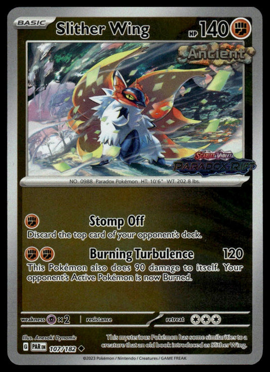 Pokemon TCG Slither Wing #107/182 Miscellaneous Cards & Products
