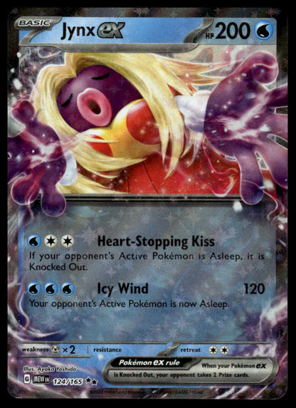 Pokemon TCG Jynx ex #124/165 SV: Scarlet & Violet 151