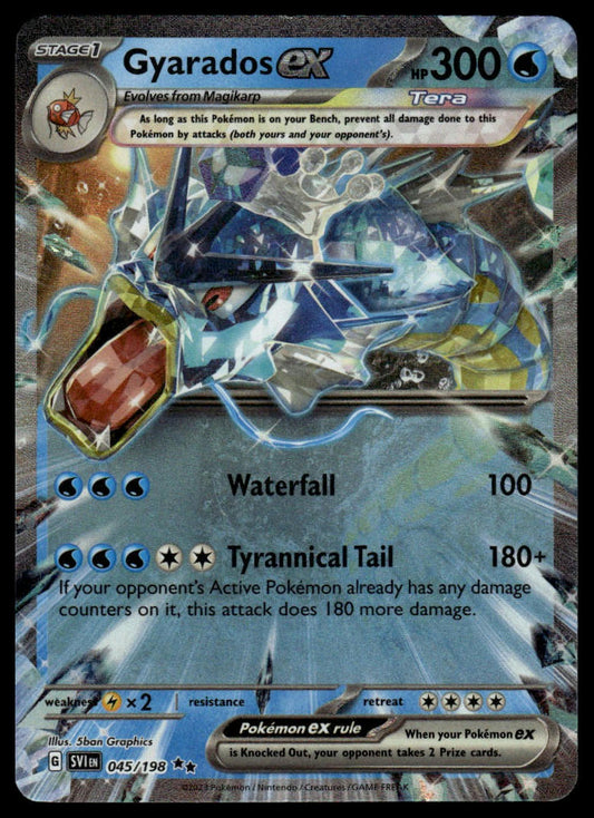 Pokemon TCG Gyarados ex #045/198 SV01: Scarlet & Violet Base Set