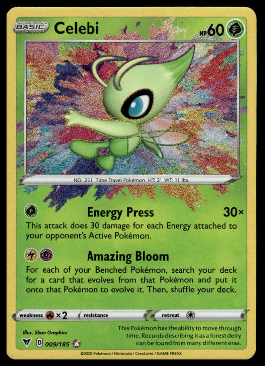 Pokemon TCG Celebi #009/185 SWSH04: Vivid Voltage