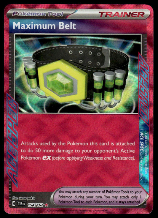 Pokemon TCG Maximum Belt #154/162 SV05: Temporal Forces