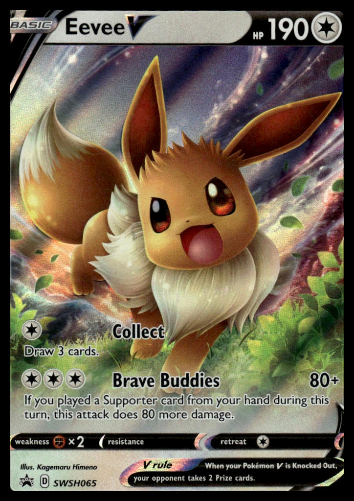 Pokemon TCG Eevee V #SWSH065 SWSH: Sword & Shield Promo Cards