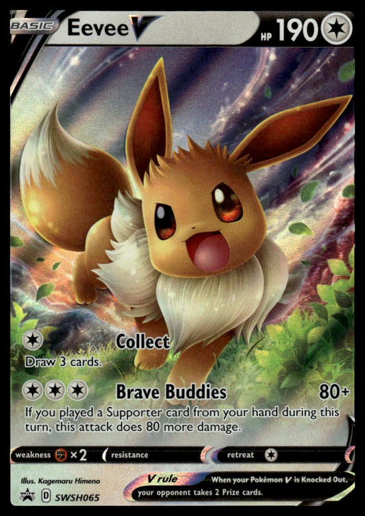 Pokemon TCG Eevee V #SWSH065 SWSH: Sword & Shield Promo Cards