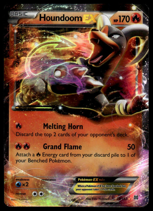 Pokemon TCG Houndoom EX #21/162 XY - BREAKthrough