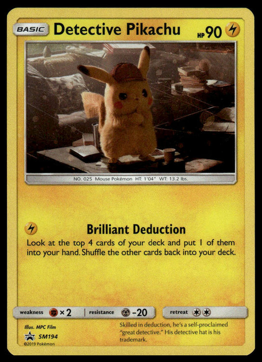 Pokemon TCG Detective Pikachu #SM194 SM Promos