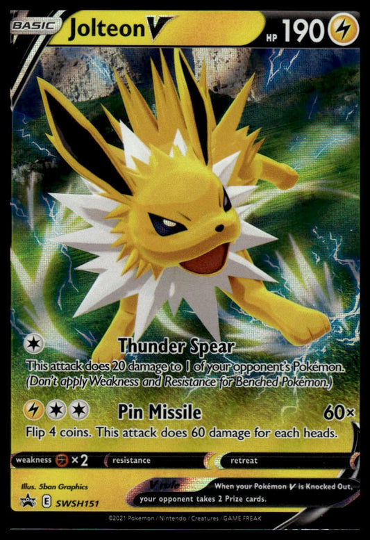 Pokemon TCG Jolteon V #SWSH151 SWSH: Sword & Shield Promo Cards