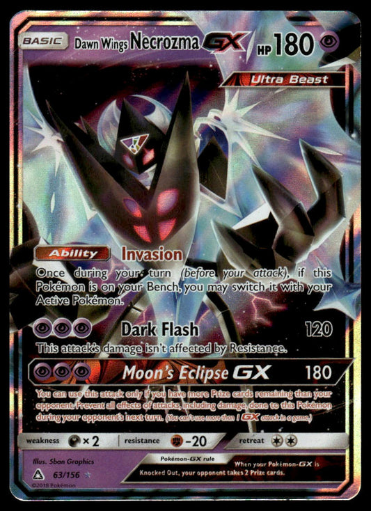 Pokemon TCG Dawn Wings Necrozma GX #63/156 SM - Ultra Prism
