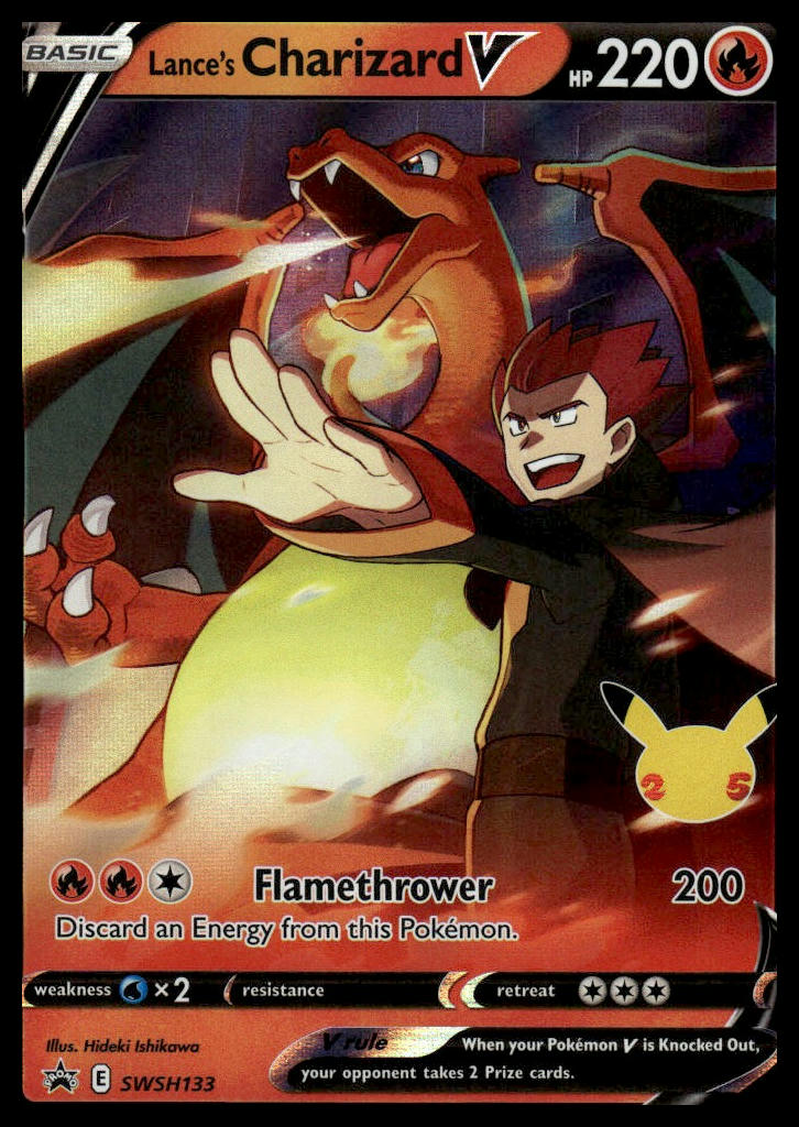 Pokemon TCG Lance's Charizard V #SWSH133 SWSH: Sword & Shield Promo Cards
