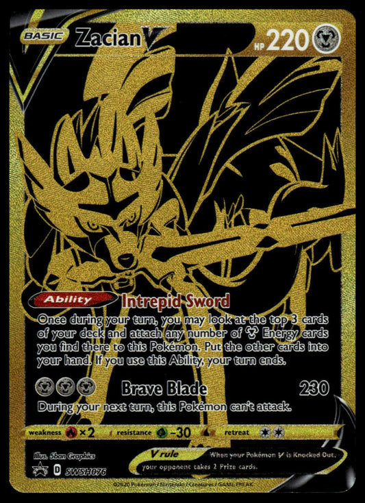 Pokemon TCG Zacian V #SWSH076 SWSH: Sword & Shield Promo Cards