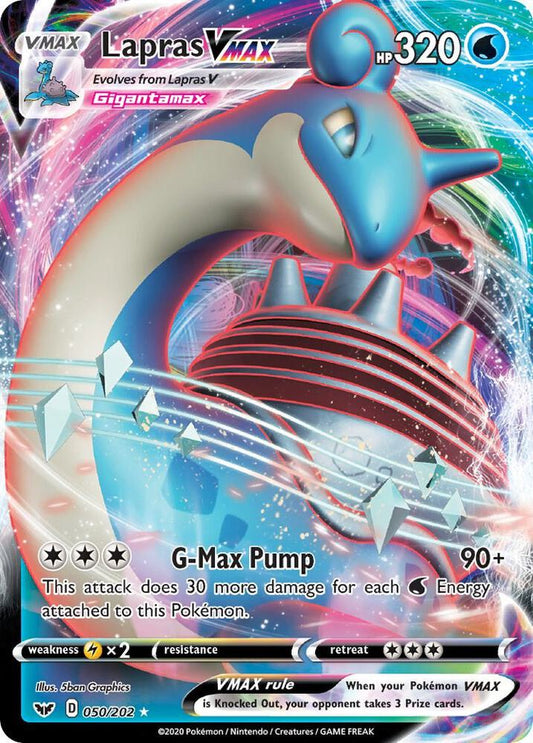 Pokemon Lapras VMAX 50/202 Sword & Shield