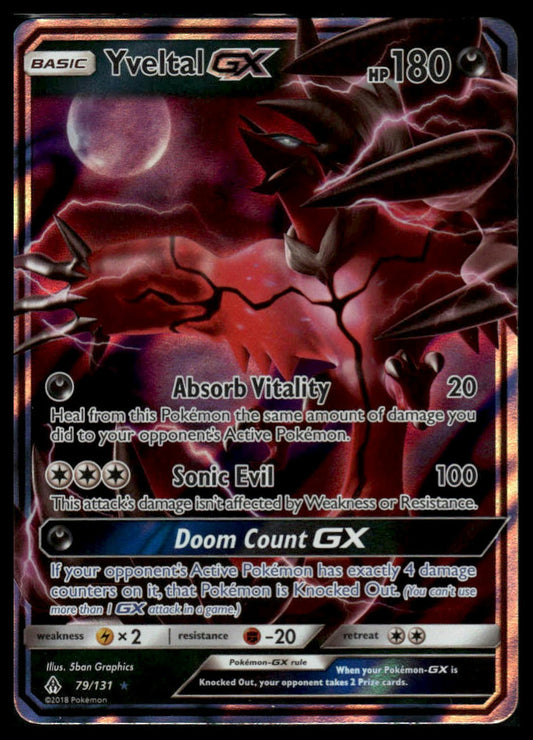 Pokemon TCG Yveltal GX #79/131 SM - Forbidden Light