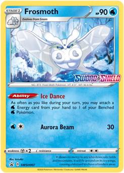Pokemon Frosmoth SWSH007 SWSH Black Star Promos