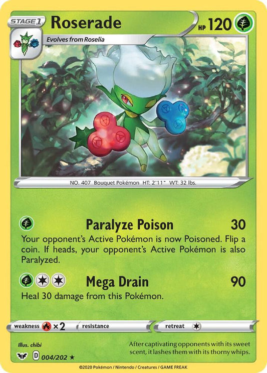 Pokemon Roserade 4/202 Sword & Shield