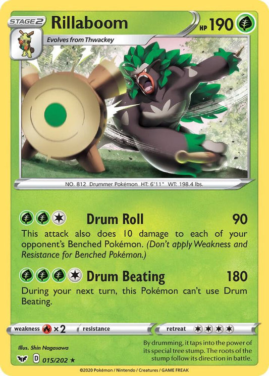 Pokemon Rillaboom 15/202 Sword & Shield
