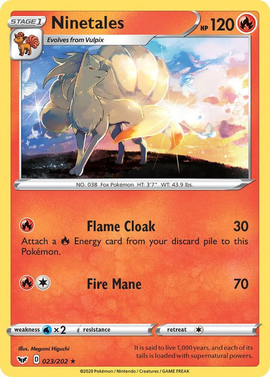 Pokemon Ninetales 23/202 Sword & Shield