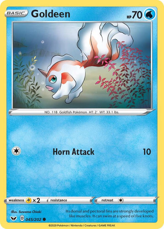 Pokemon Goldeen 45/202 Sword & Shield
